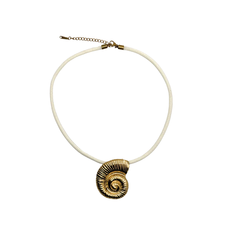 Rope Necklace Conch