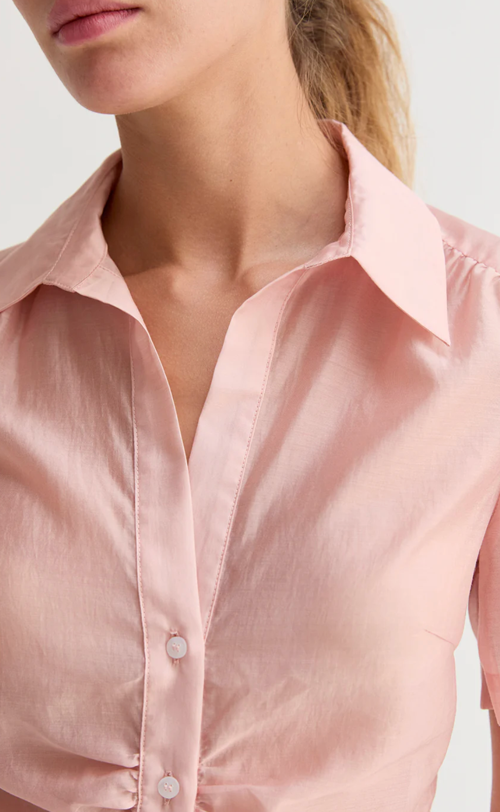 Lola Tencel Shirred Top