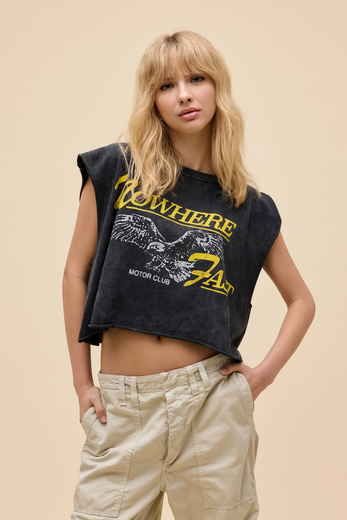 Nowhere Fast Cropped Tank