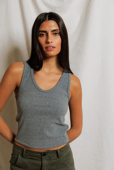 Heather Grey Blondie Tank