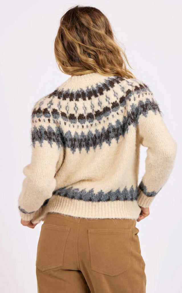 Mountain Sky Fair Isle Sweater