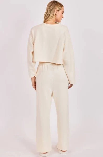 Relaxed Stay Wide Leg Sweatpants