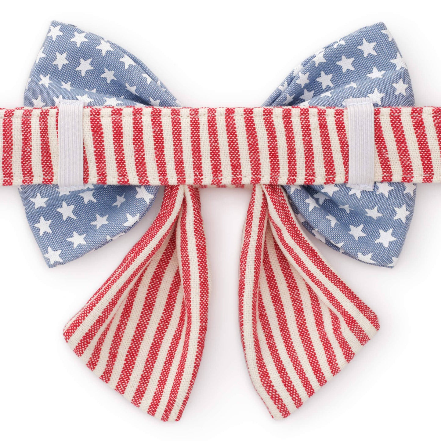 Stars and Stripes Summer Lady Dog Bow
