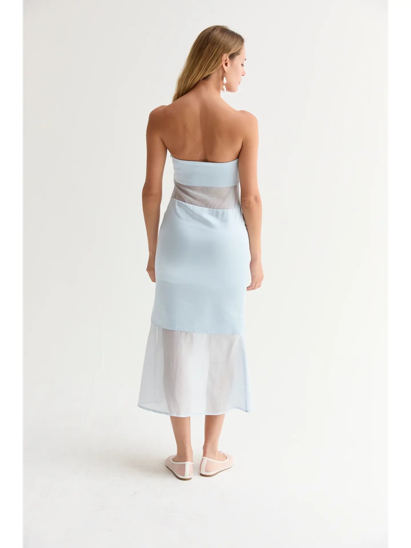 Austin Mixed Media Tube Dress