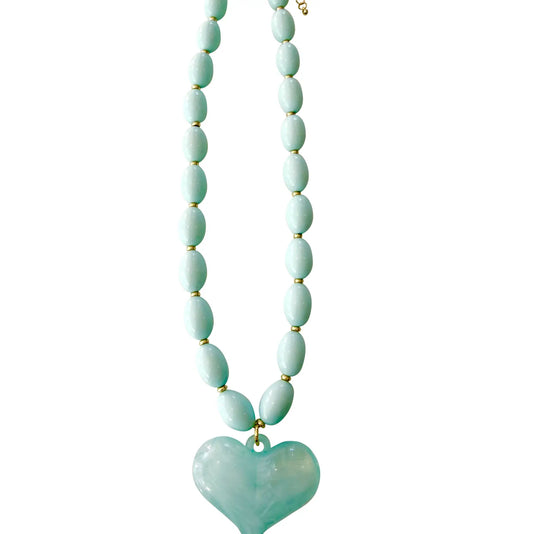 Roxie Necklace- Light Blue
