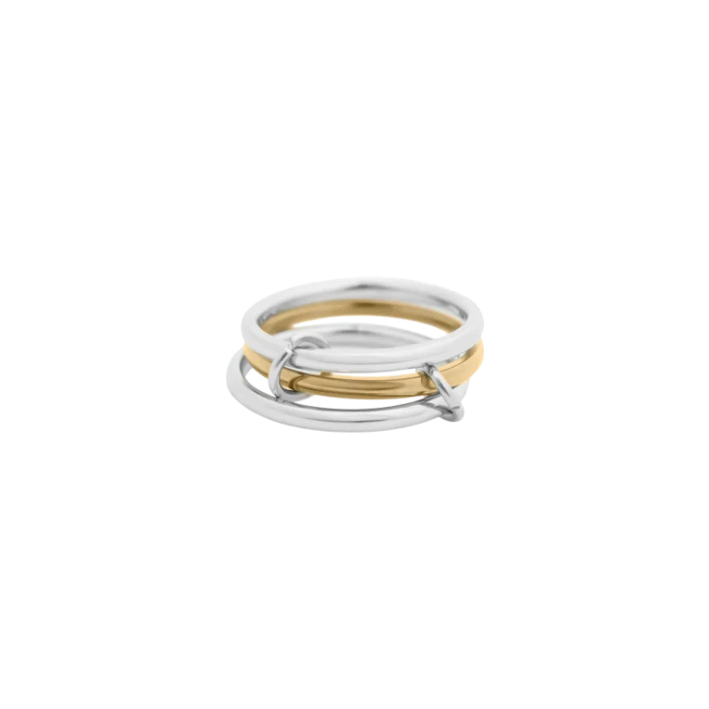Two Toned Triple Stack Ring