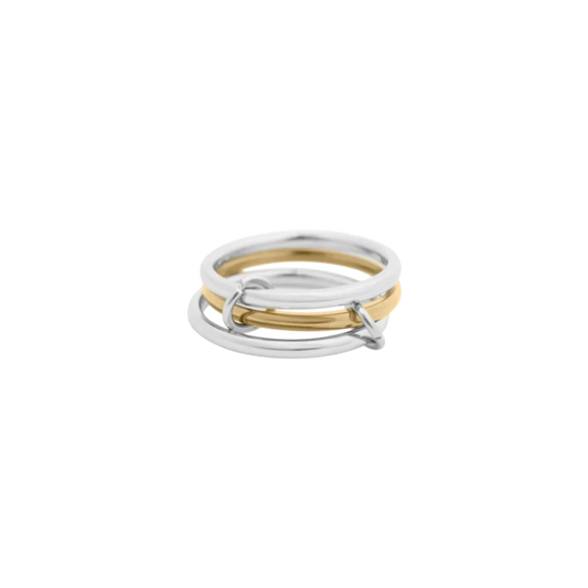 Two Toned Triple Stack Ring