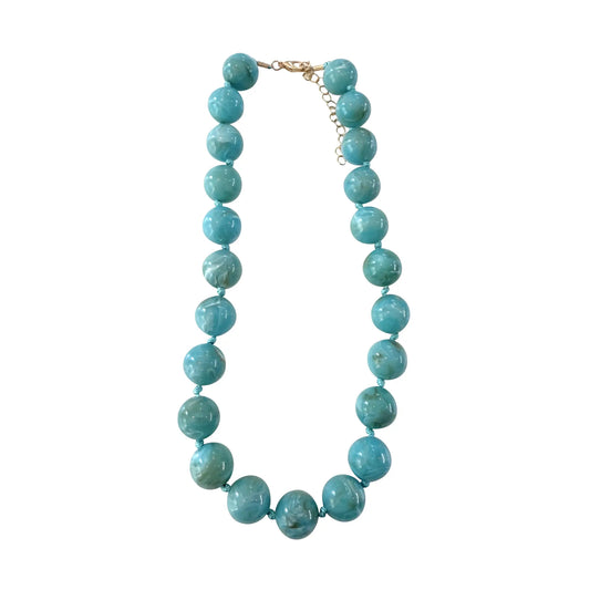 Mabry Beaded Necklace- Turquoise