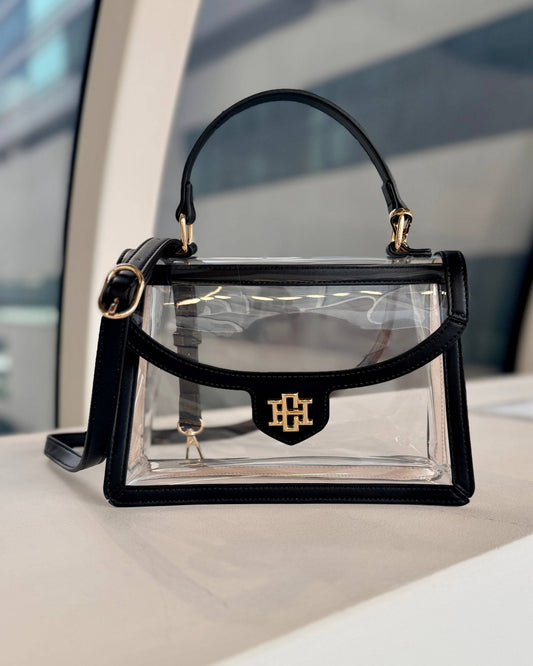 Morgan Clear Bag Black