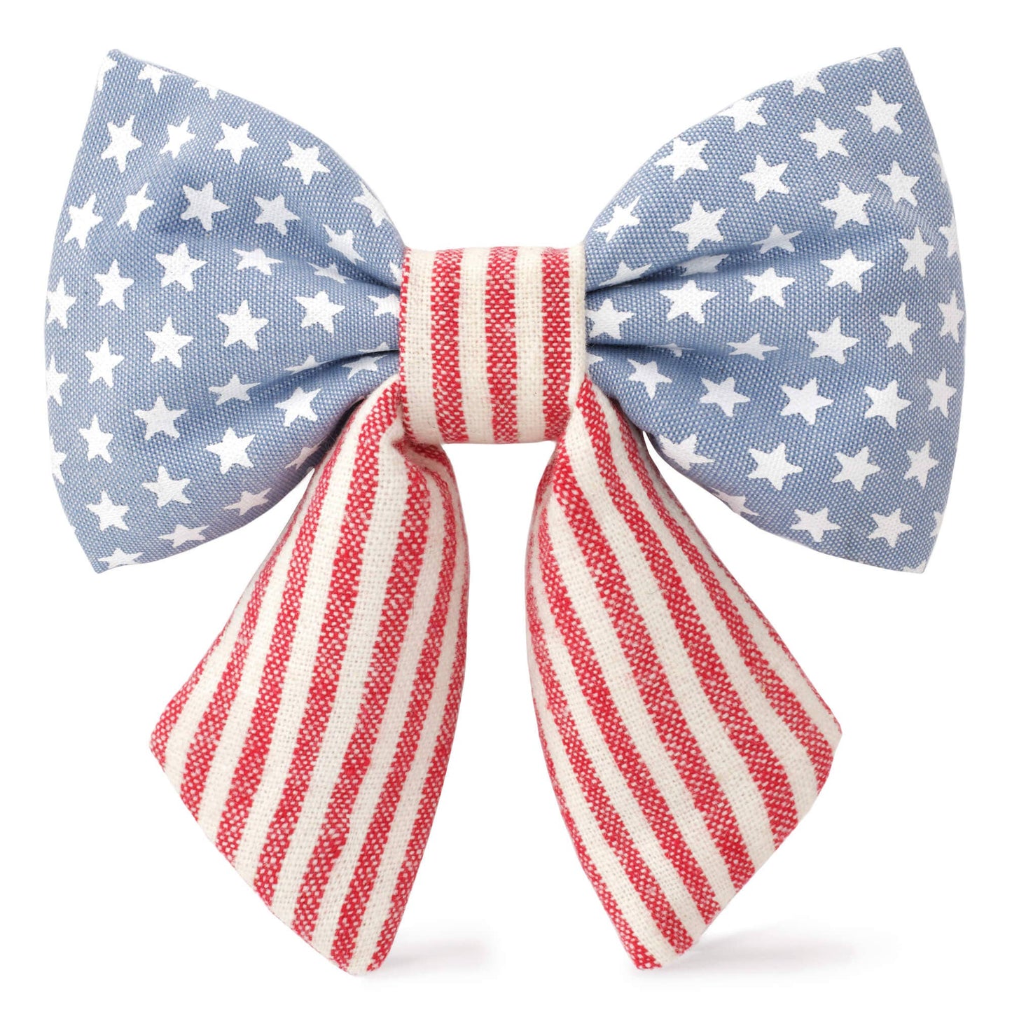 Stars and Stripes Summer Lady Dog Bow