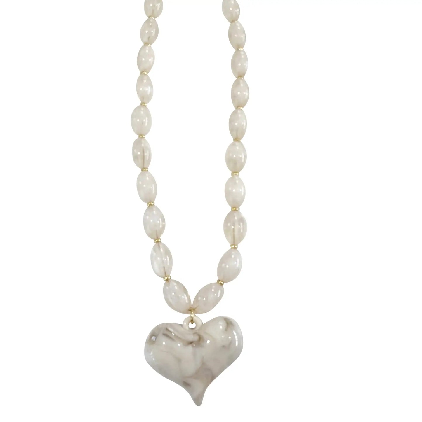 Roxie Necklace- Cream