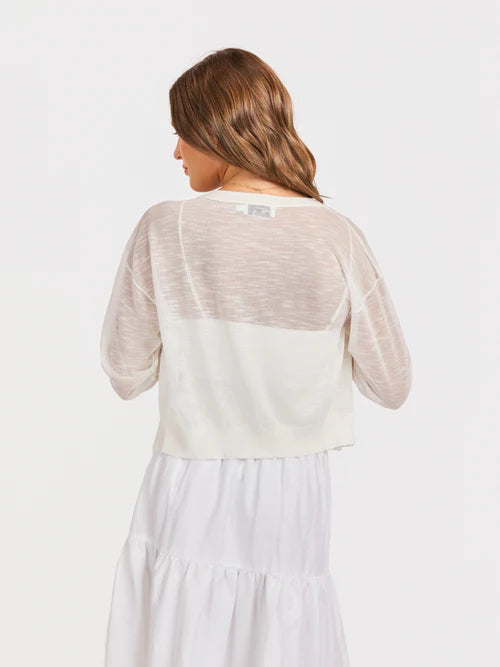 Evie Front Button Cardi