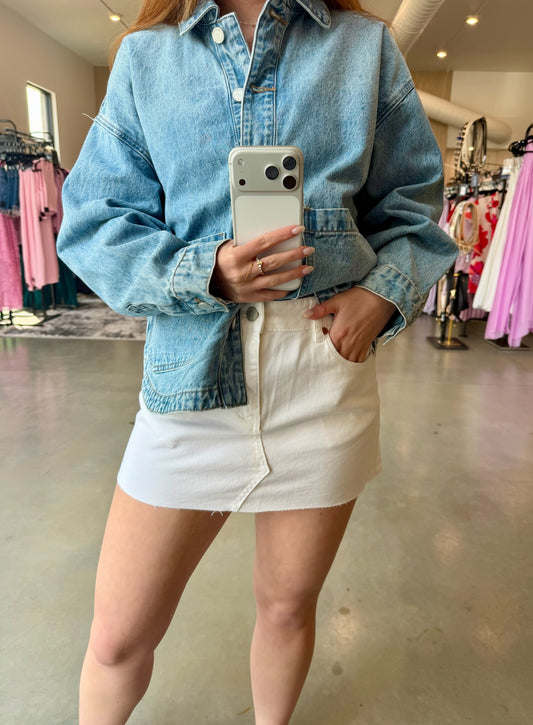 See You Again Denim Skirt
