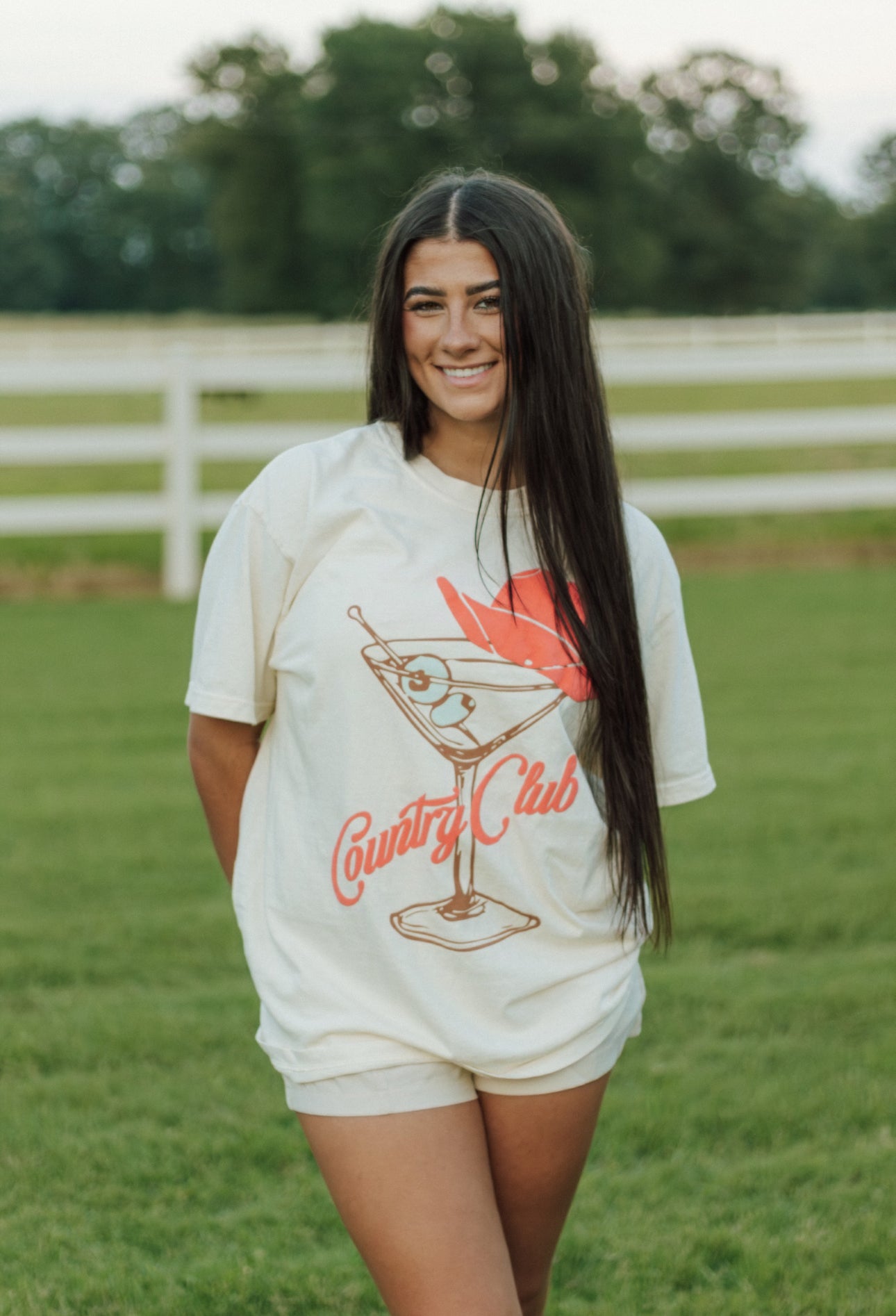 Cowboy Country Club Martini Tee