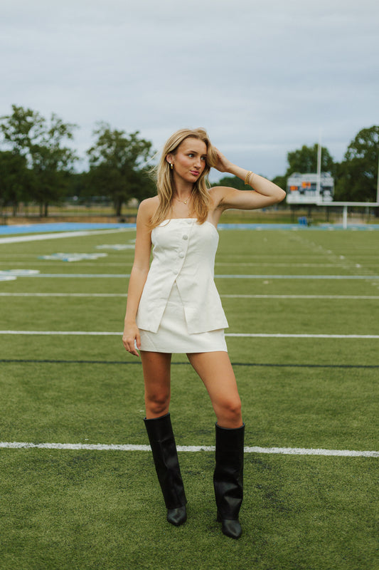 Front Button Romper
