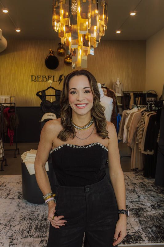 Nightcap Jewel Embellished Tube Top