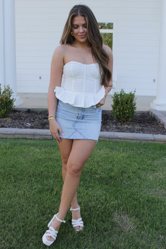Charlie Floral Corset Top