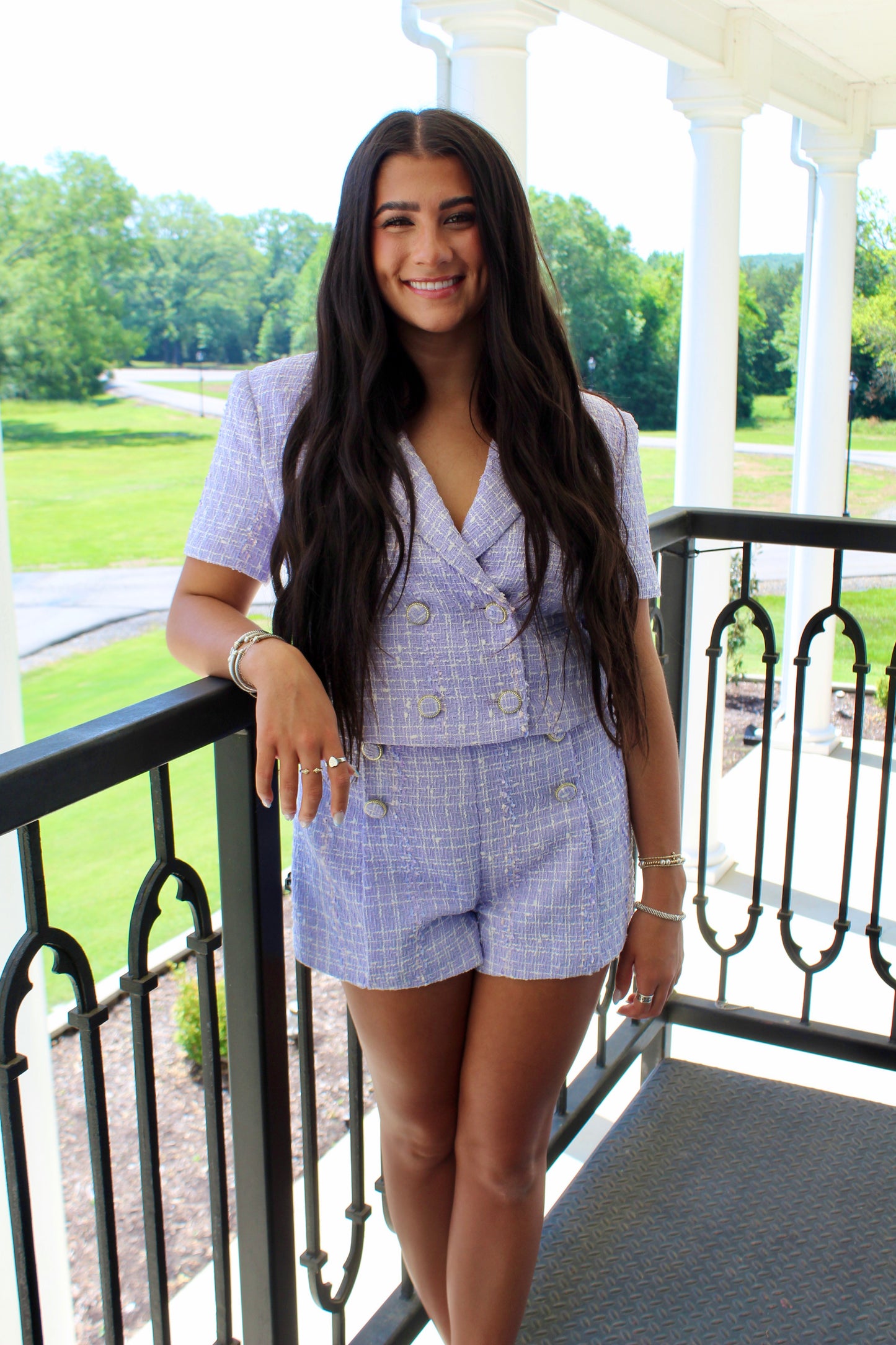 Cropped Tweed Jacket