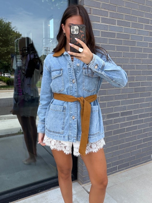 Taupe Combo Jacket