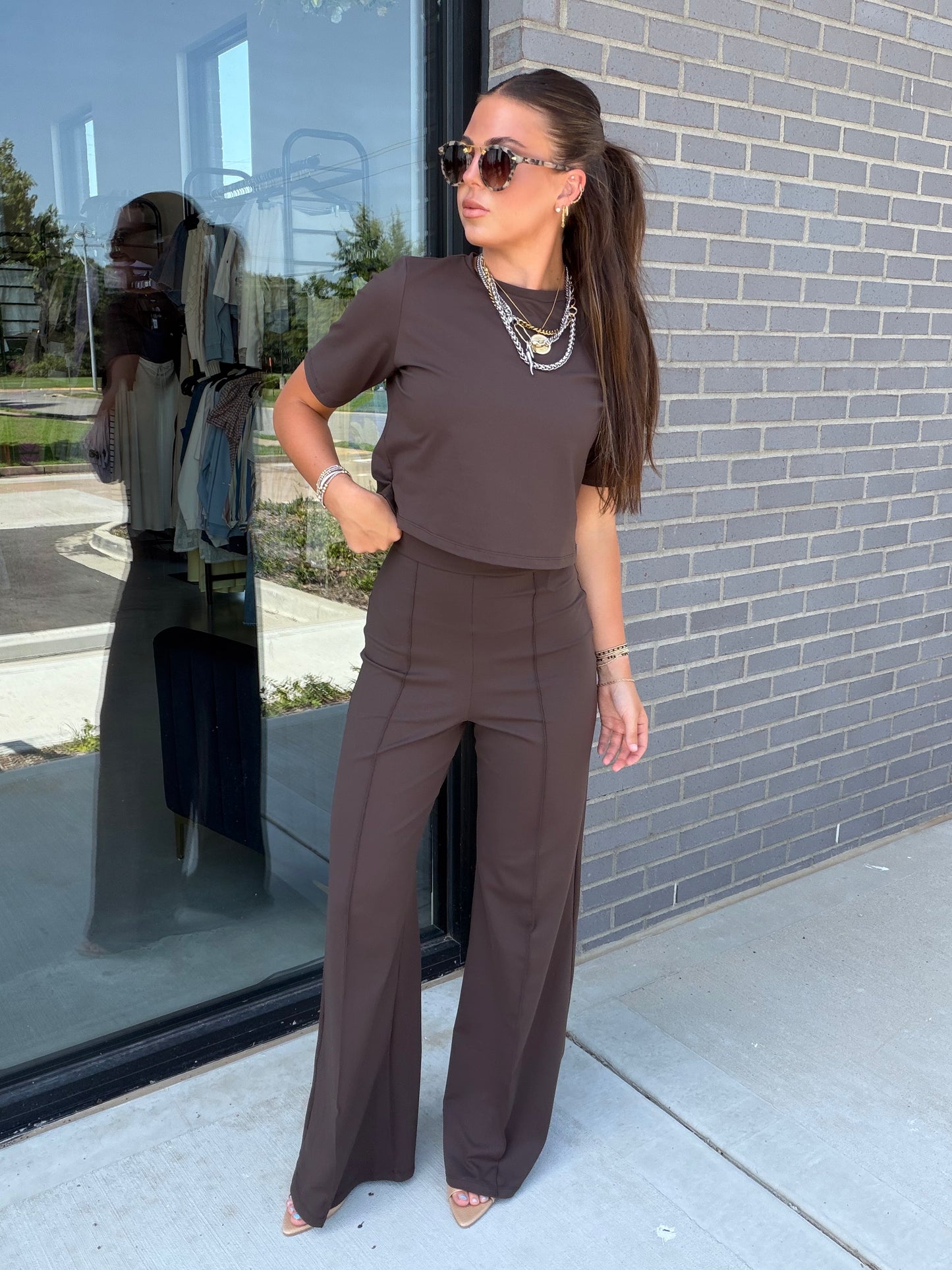 Espresso Boxy Tee