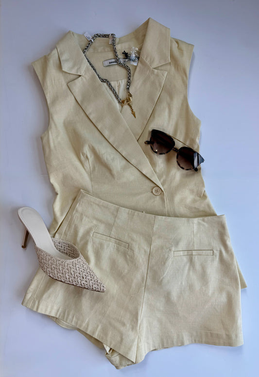 Butter Linen Shorts