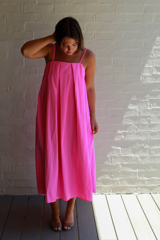 Poplin Maxi Dress