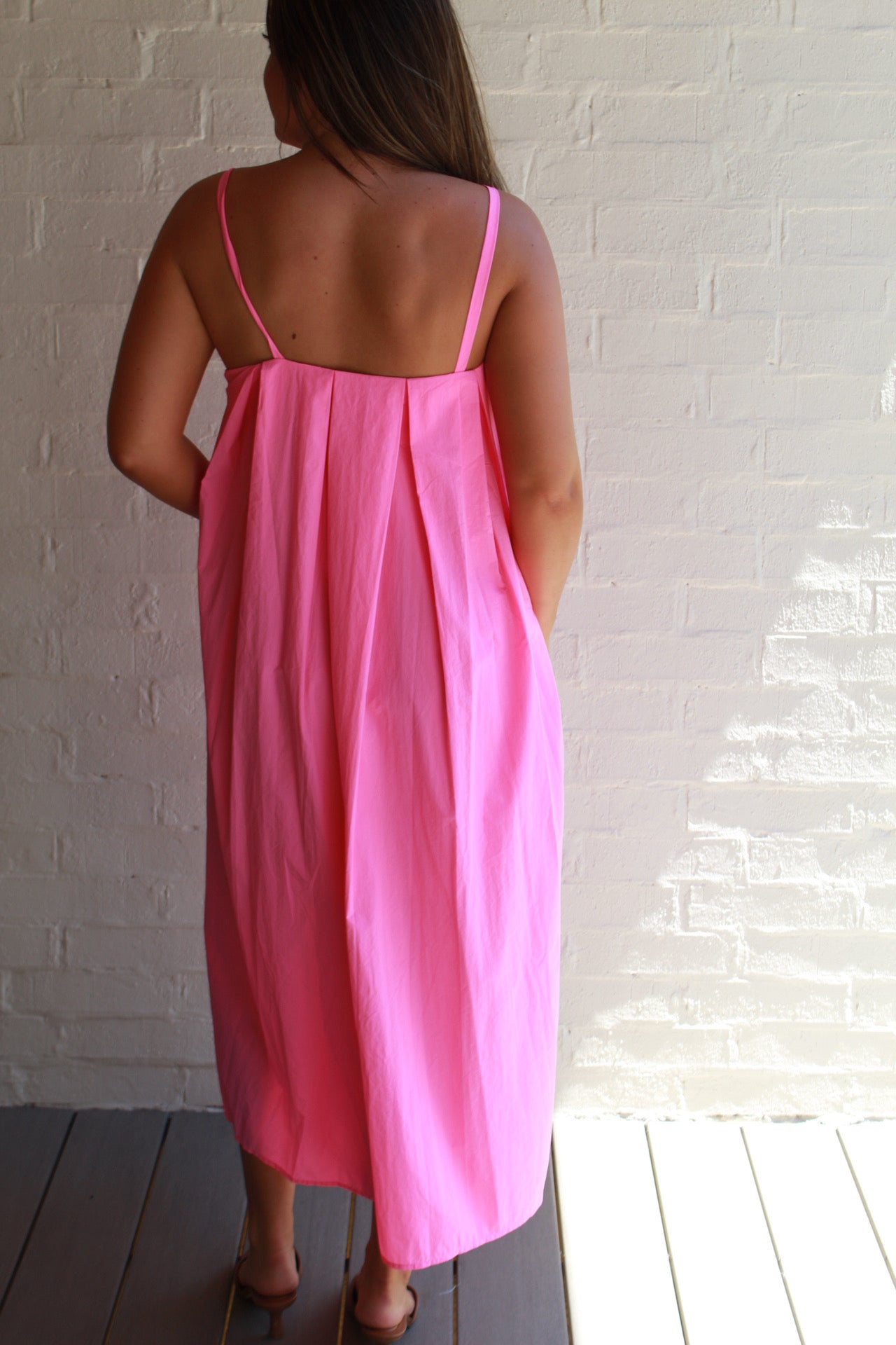 Poplin Maxi Dress
