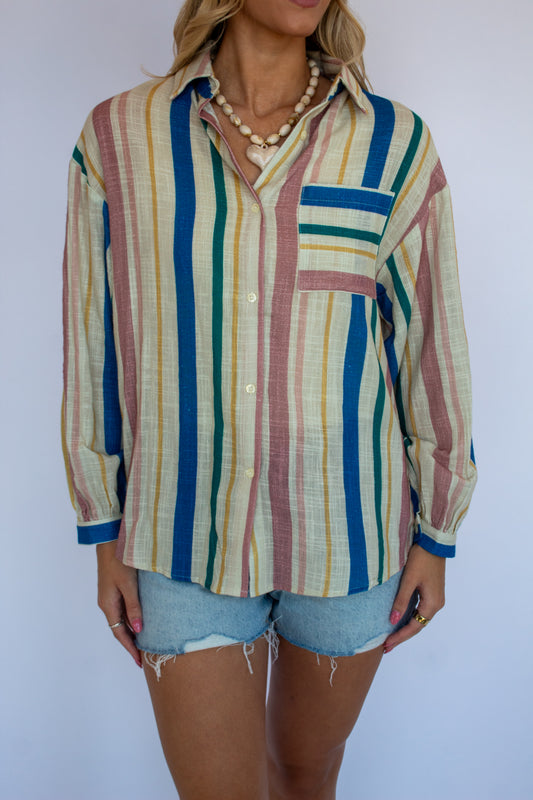 Sail Away Button Up