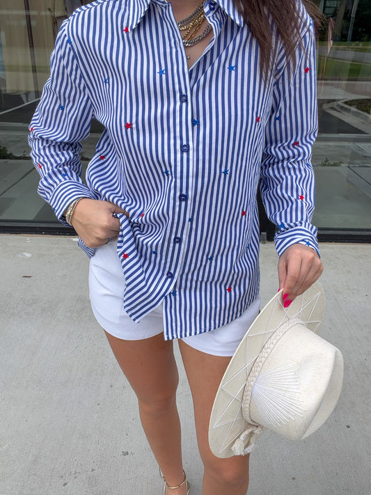 Stars and Stripes Button Down