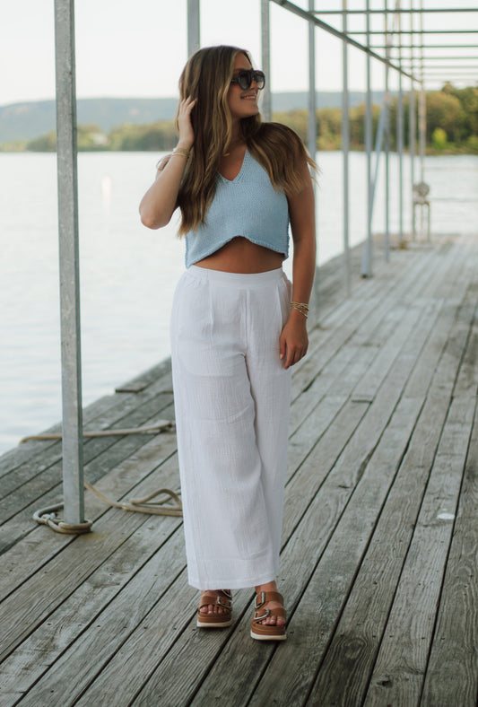 Knit Cropped Vest