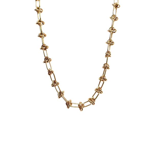 Knotted Chain Necklace