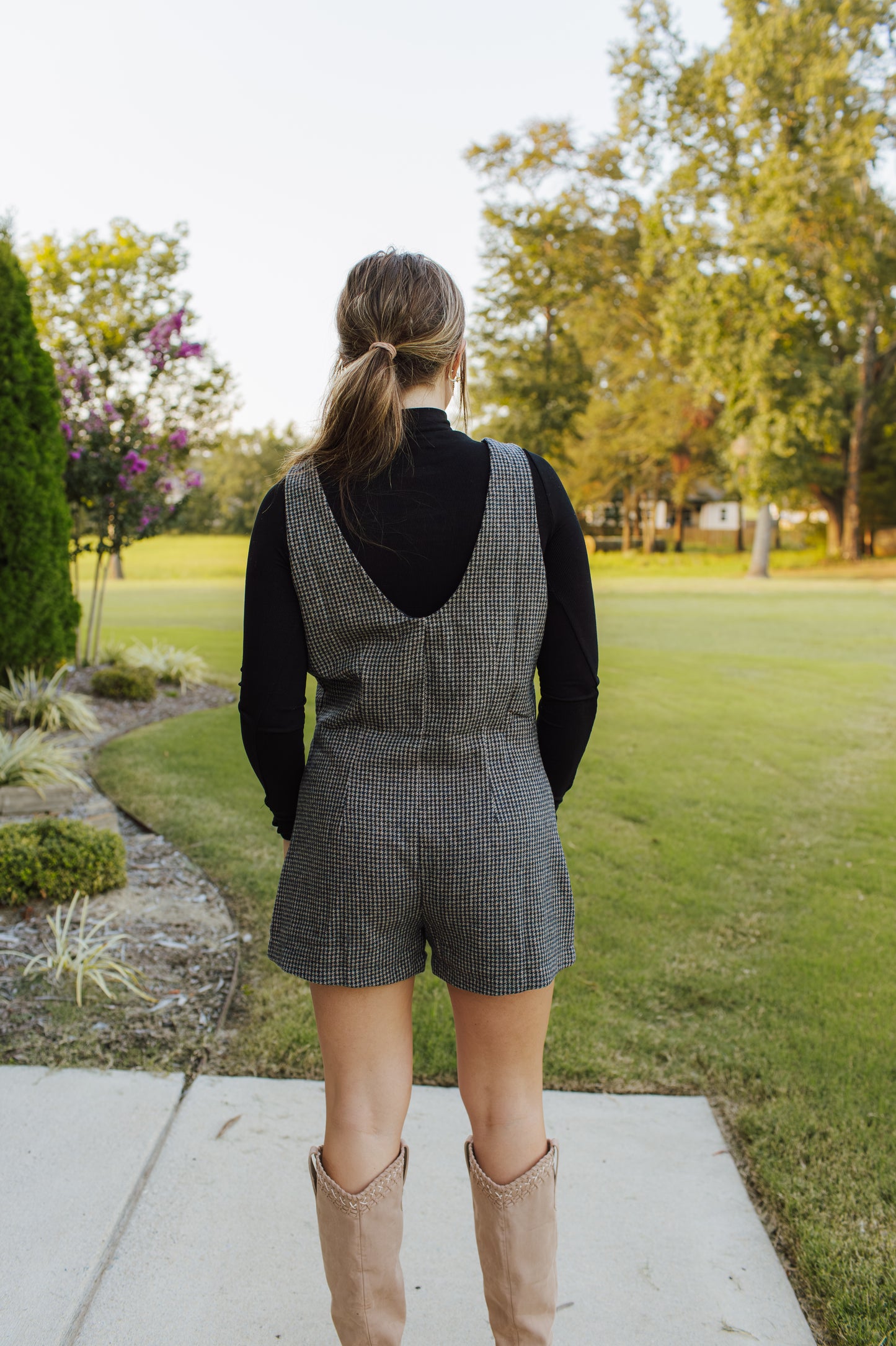 Outta Here Officer Buttons Romper