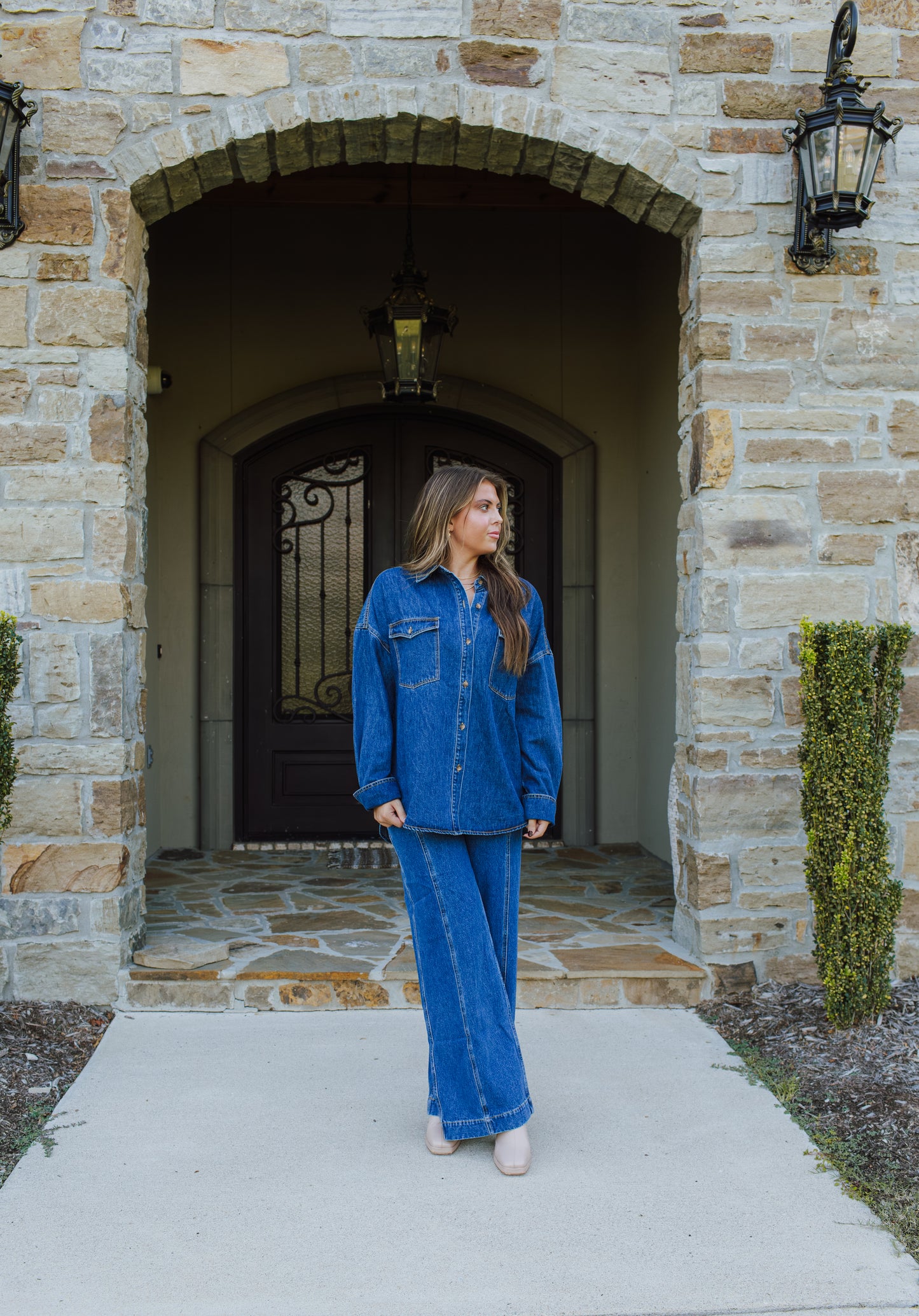 Gianna Denim Button Up Shirt