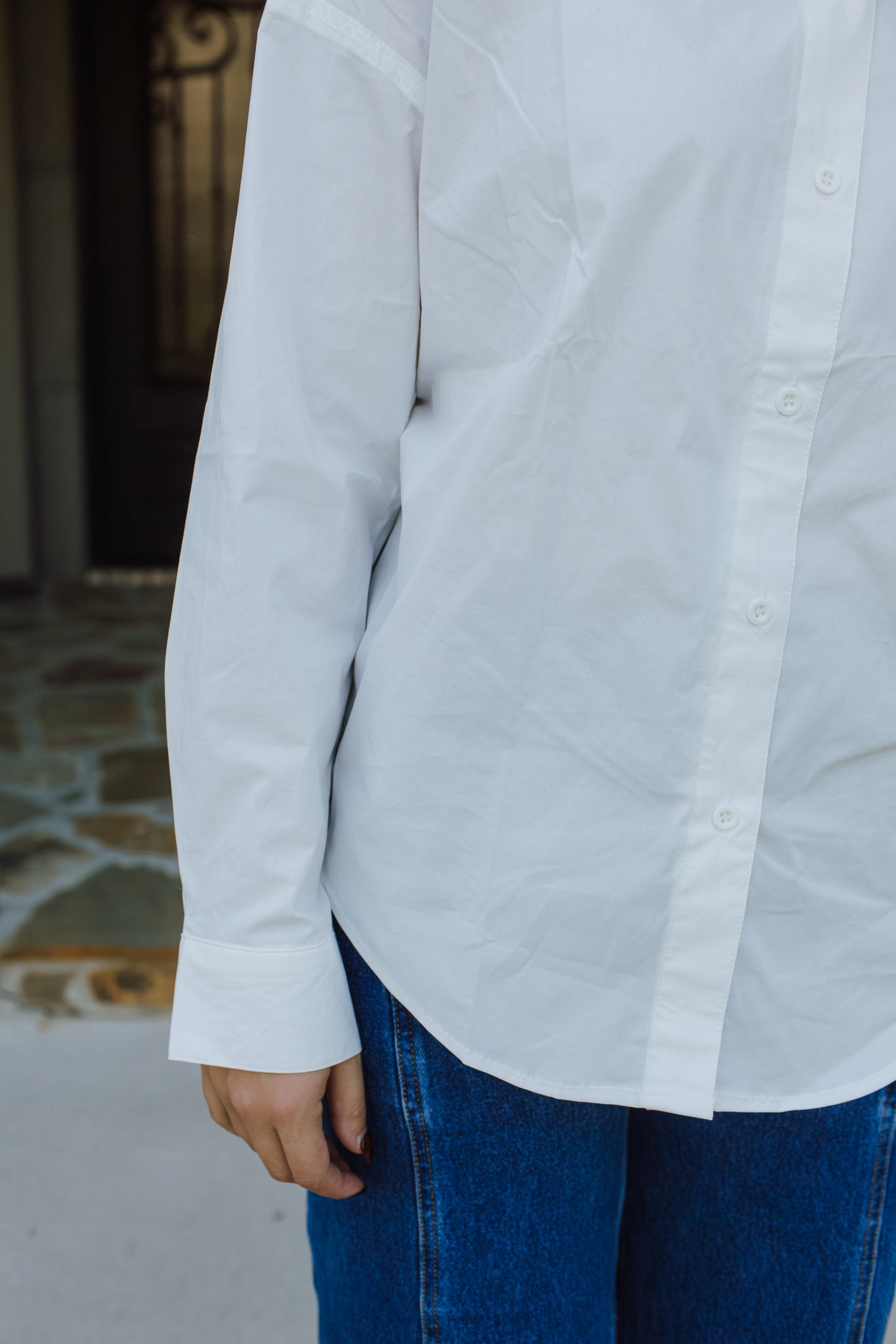 Poplin Button Down Shirt
