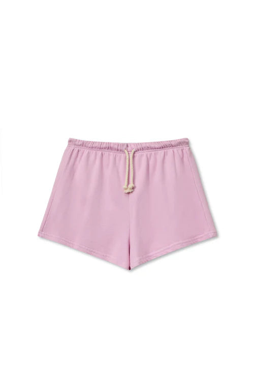 Sugar Pink French Terry Sweatshorts