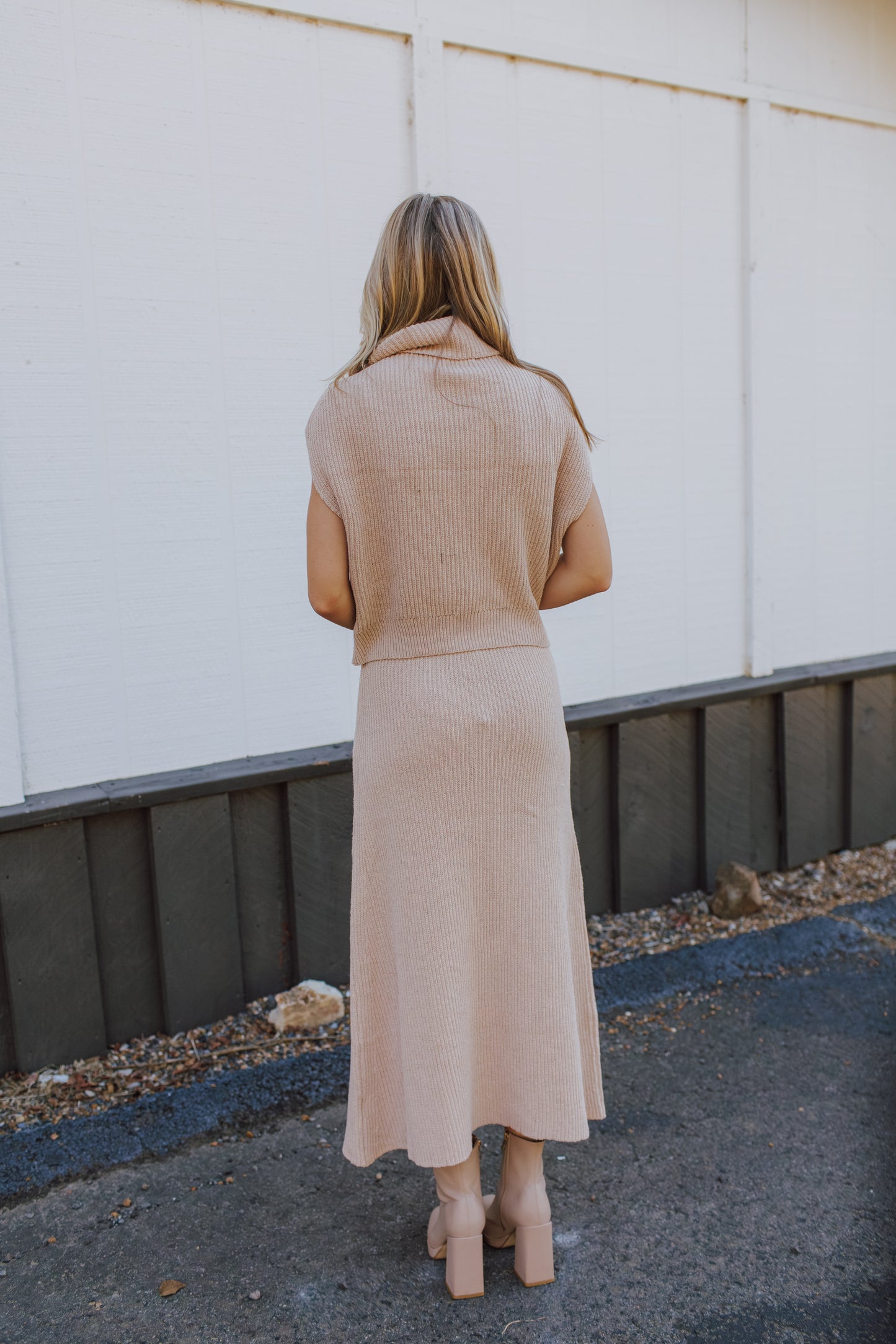 Crosby Ribbed Turtleneck Vest