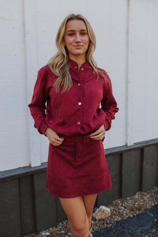Chelsea Faux Suede Skirt