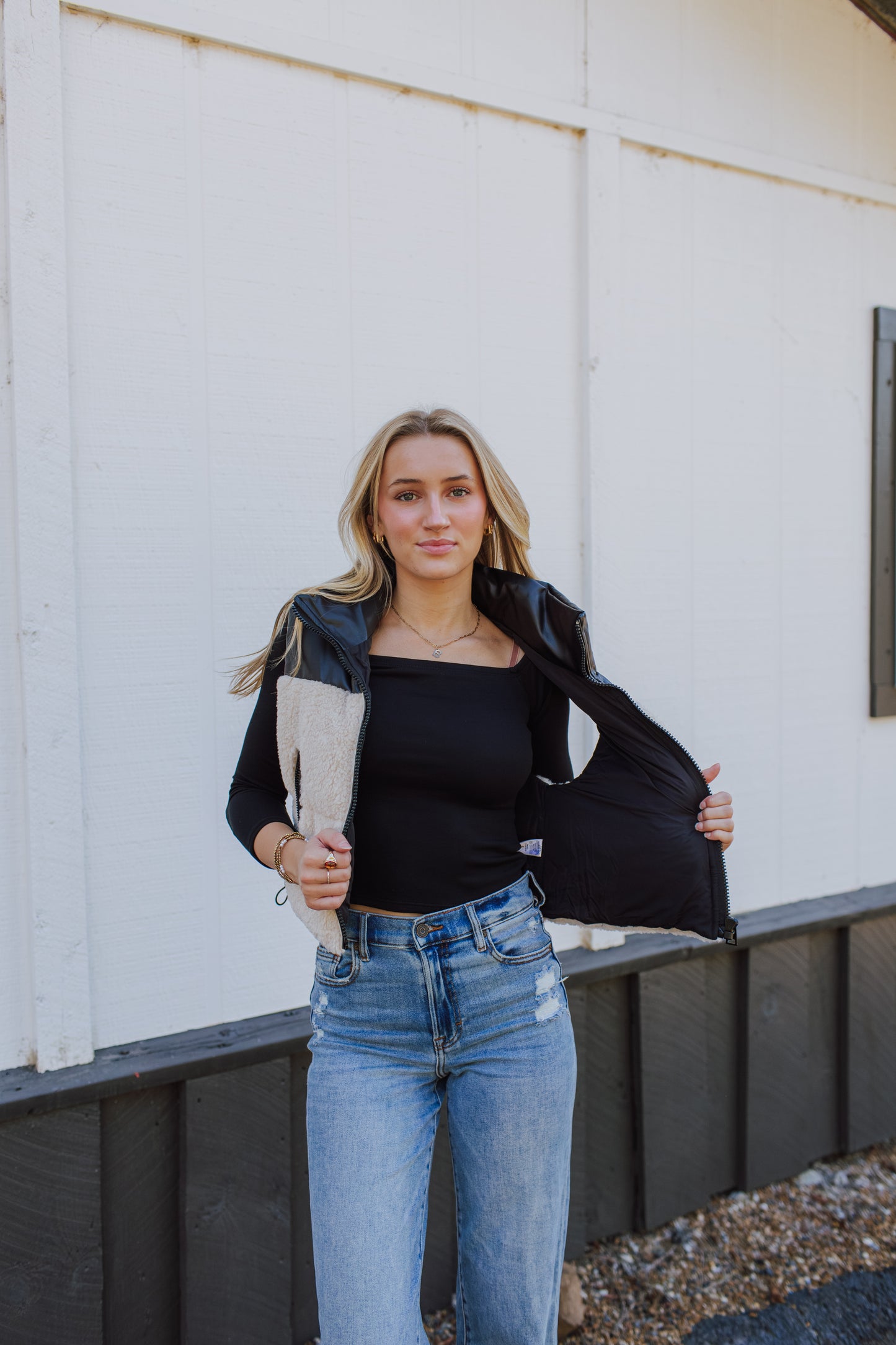 Sherpa Puffer Vest