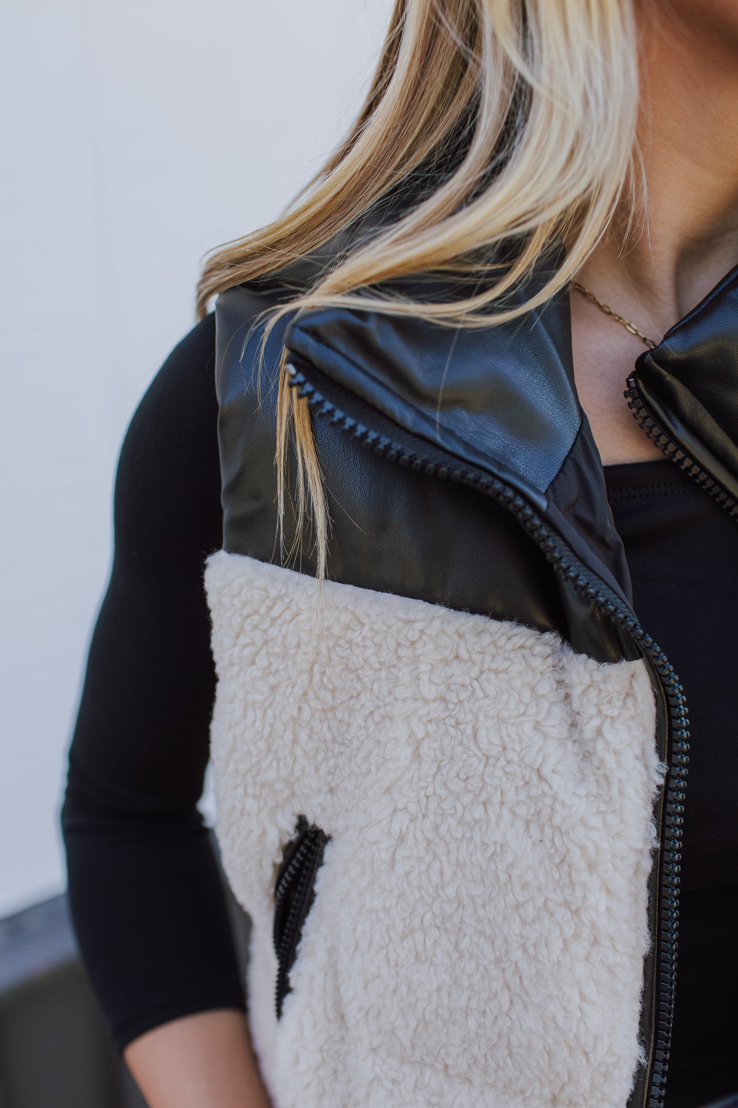 Sherpa Puffer Vest