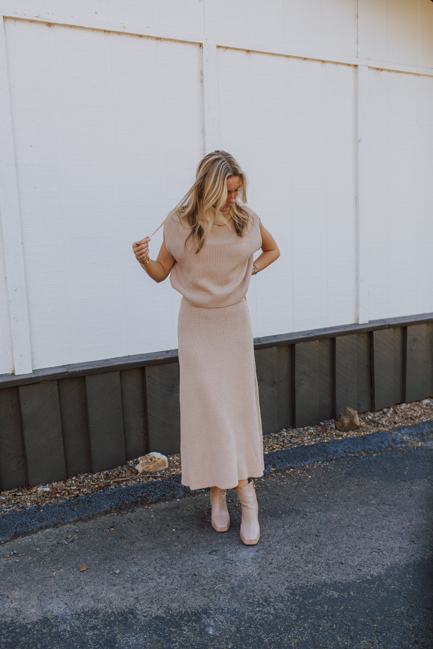 Crosby Sweater Midi Skirt
