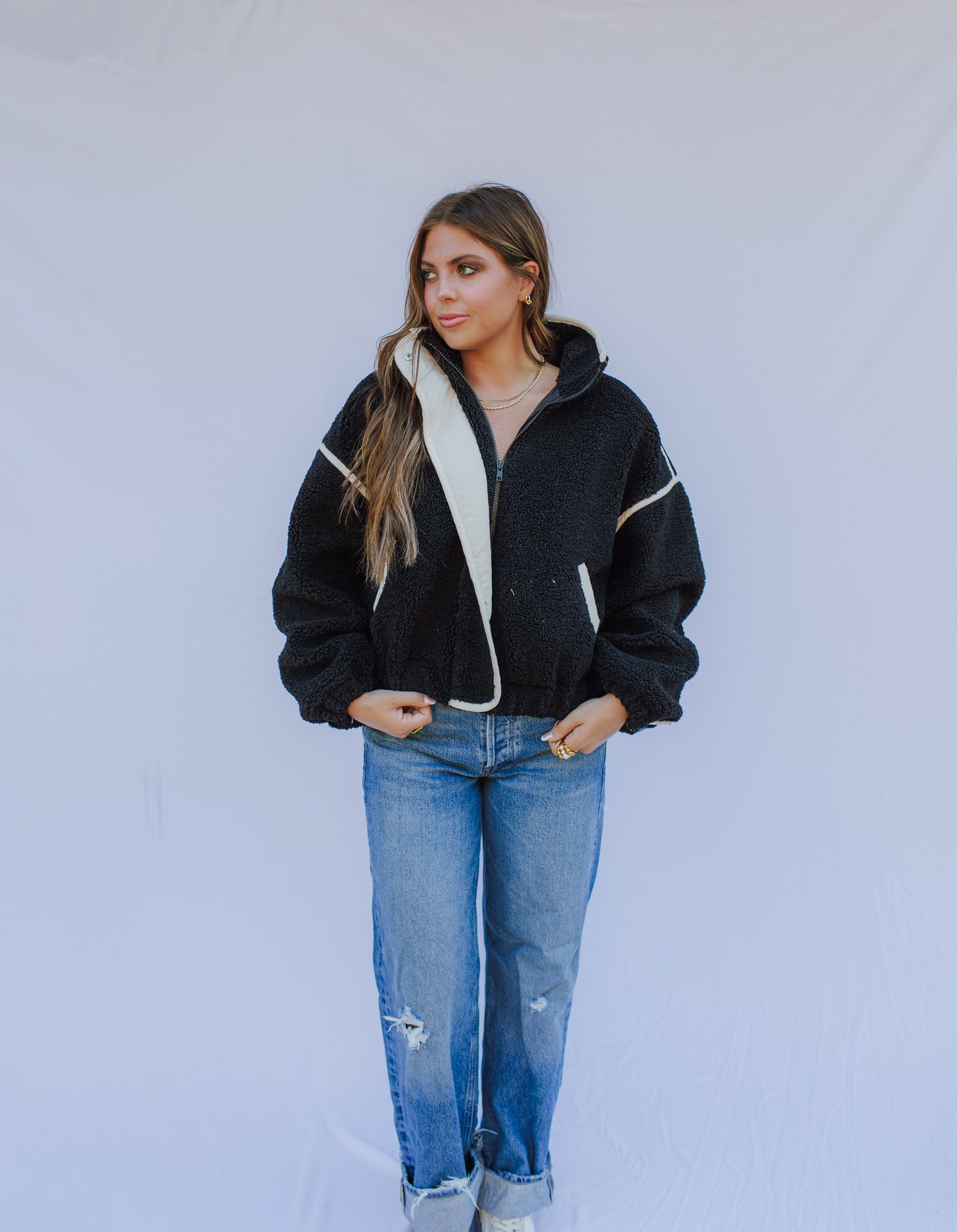Contrast Sherpa Zipup