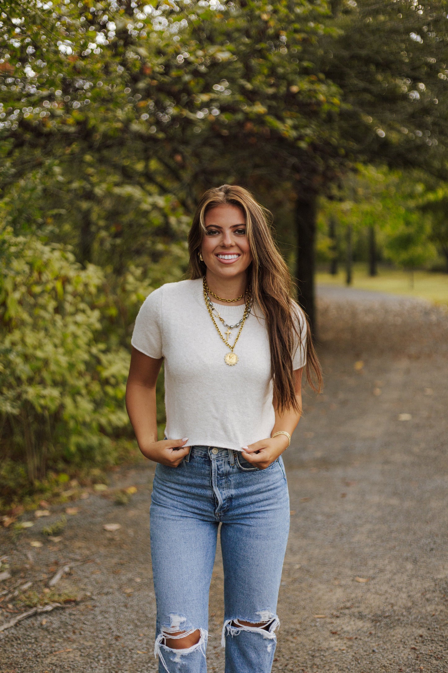 Short Sleeve Cropped Sweater
