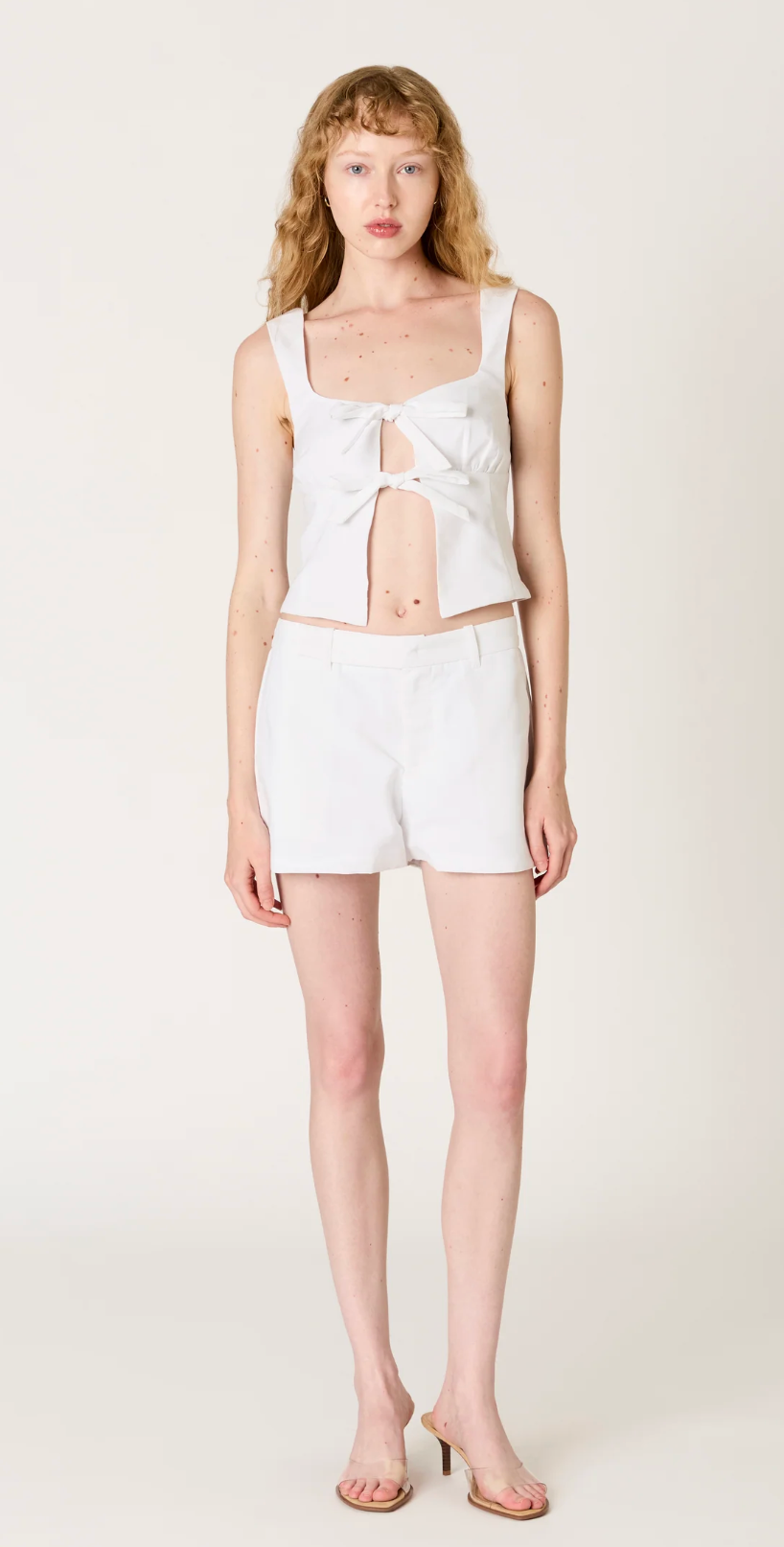 White Micro Short