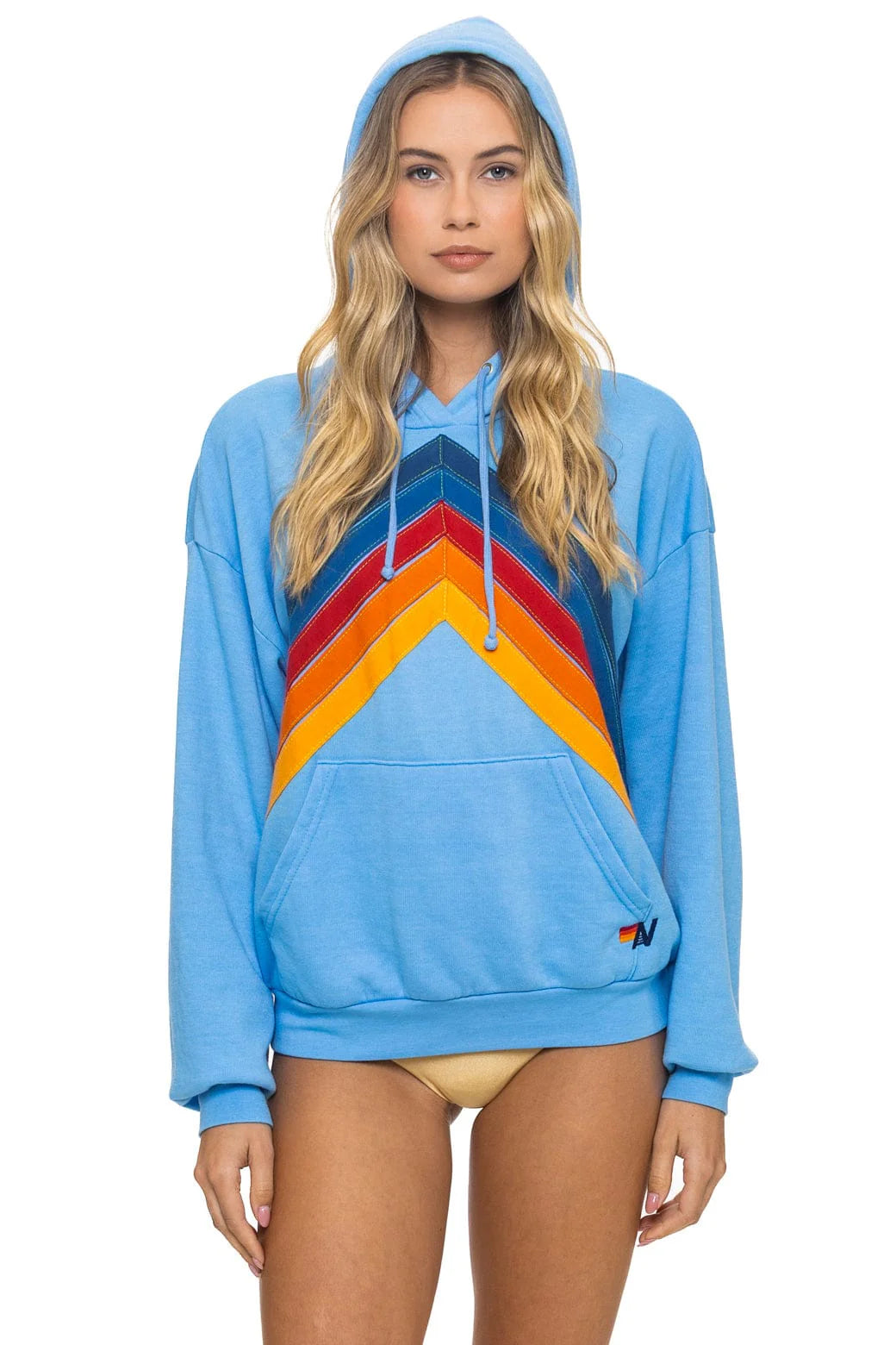 Mountain Stitch Chevron Pullover Hoodie