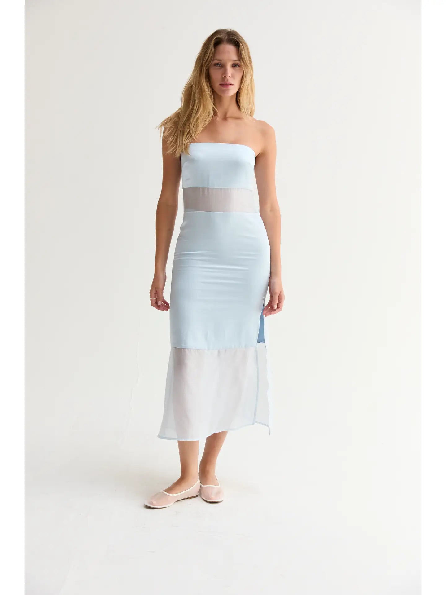 Austin Mixed Media Tube Dress