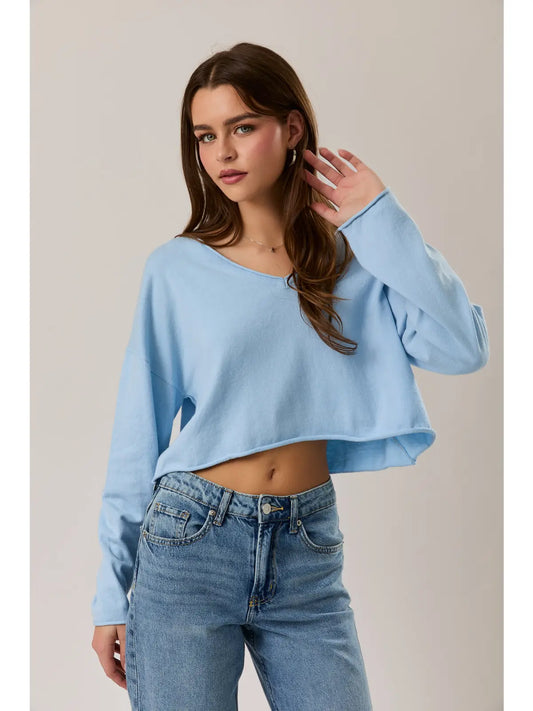 Boxy Crop Sweater