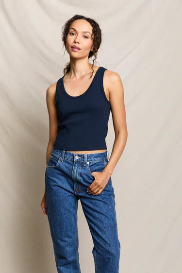 Navy Blondie Tank