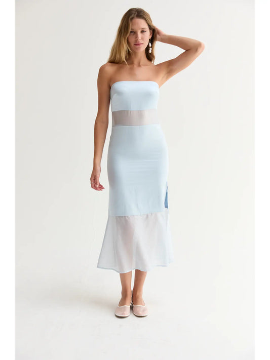 Austin Mixed Media Tube Dress