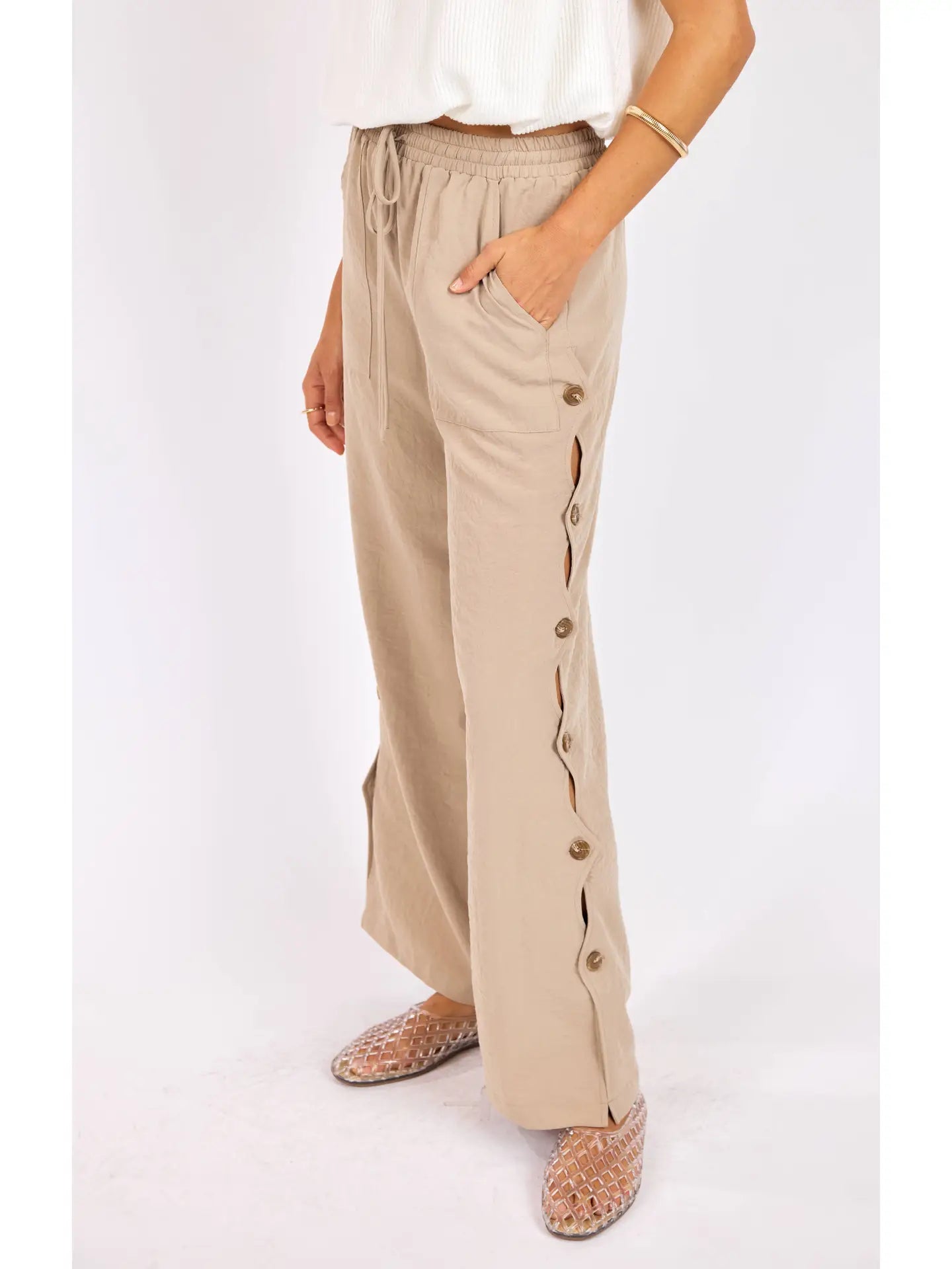 Natural Roots Button Pants