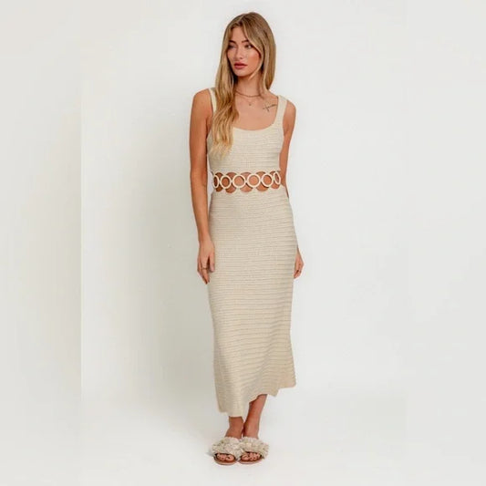 Crochet Midi Dress